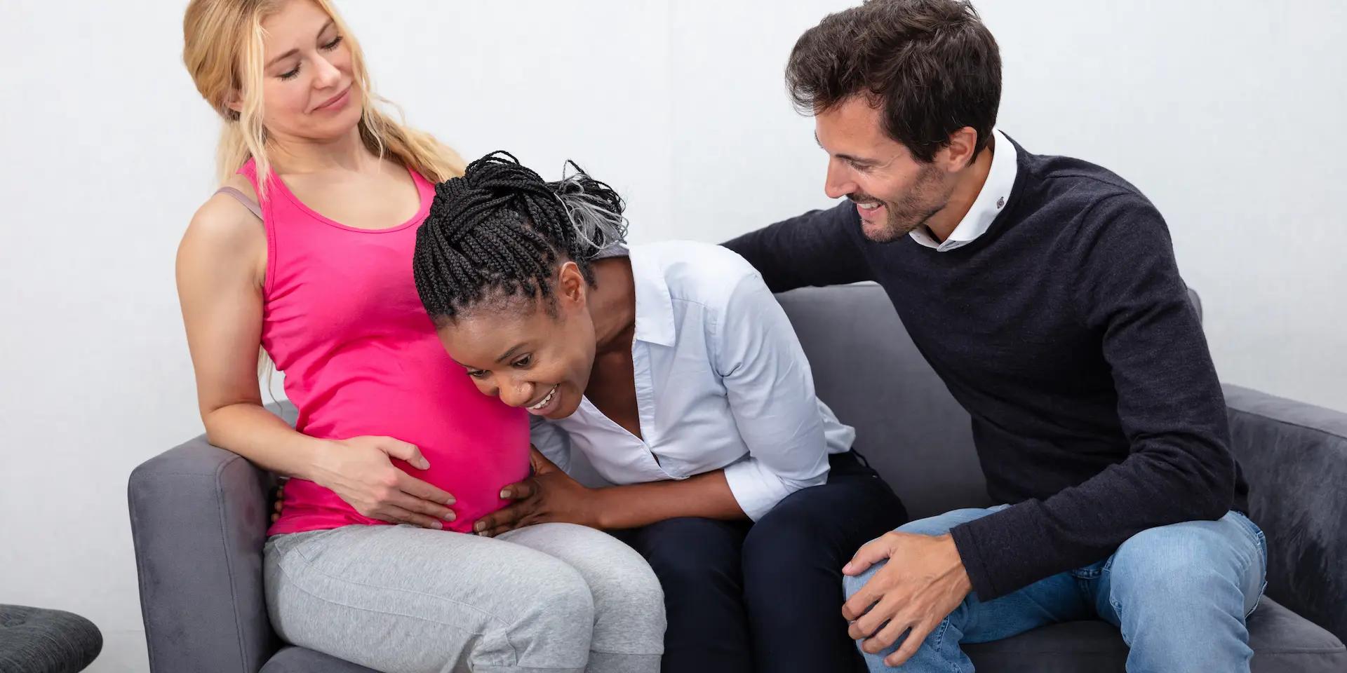 traditional surrogate with intended parents