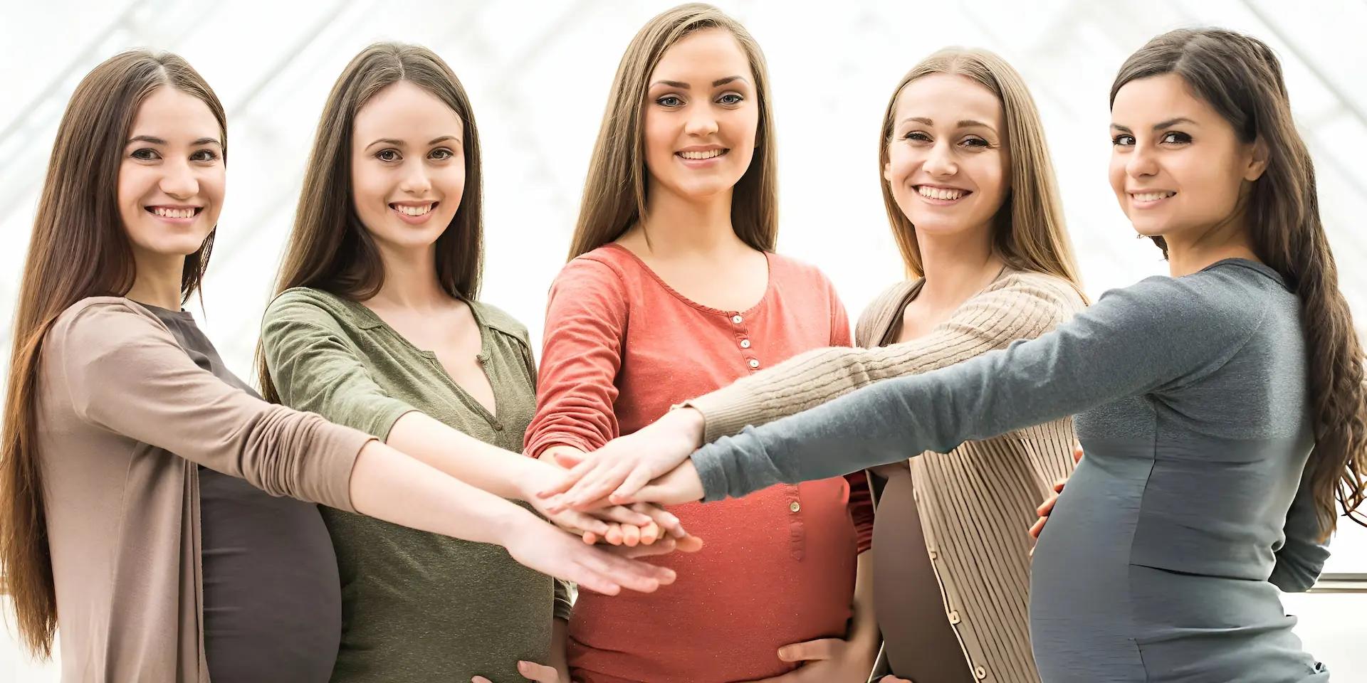 several surrogate mothers